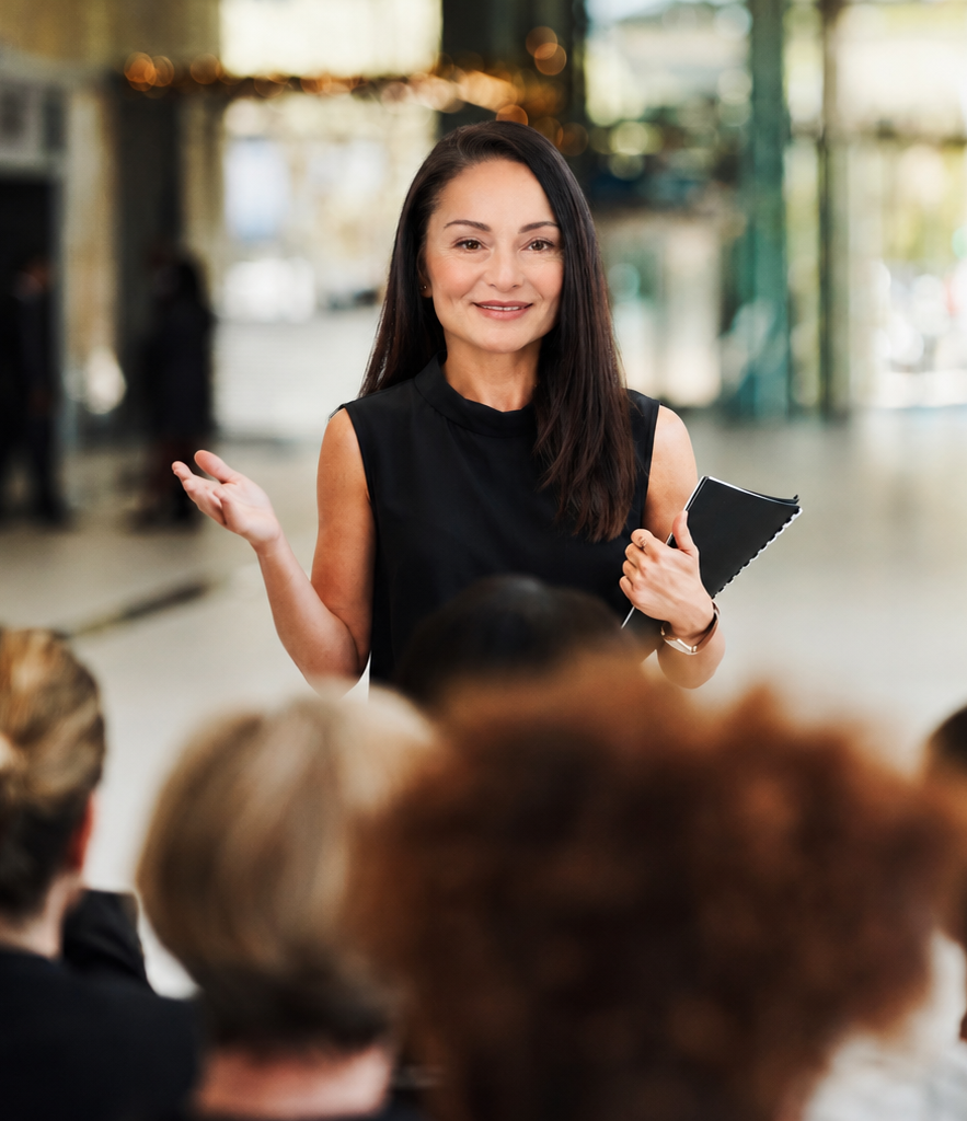 Entrepreneur Adryanna Muncoro discussing strategic business growth solutions